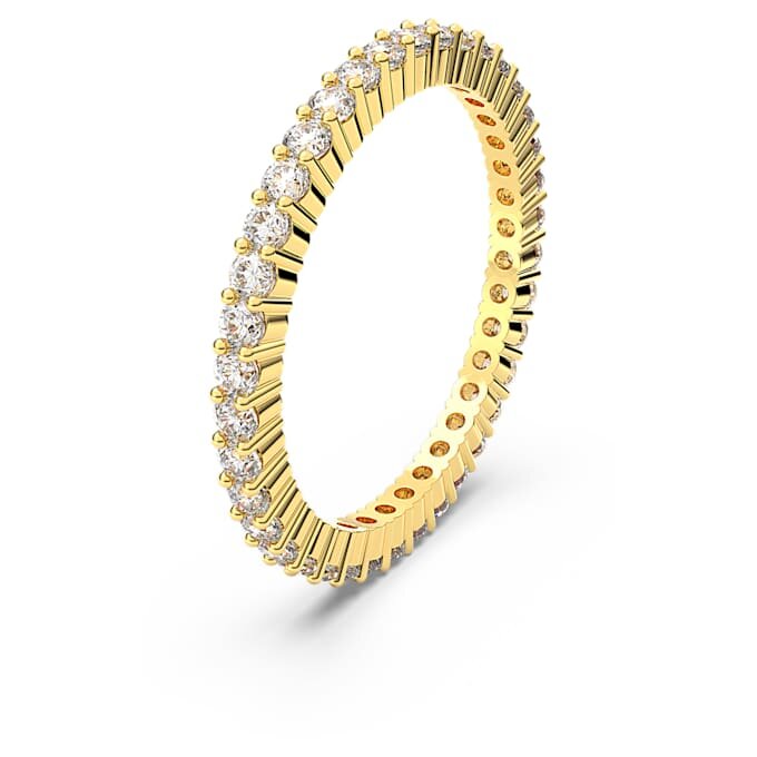 Matrix Vittore Ring, Rundschliff, weiss, goldfarben Matrix Vittore Ring, Rundschliff, weiss, goldfarben