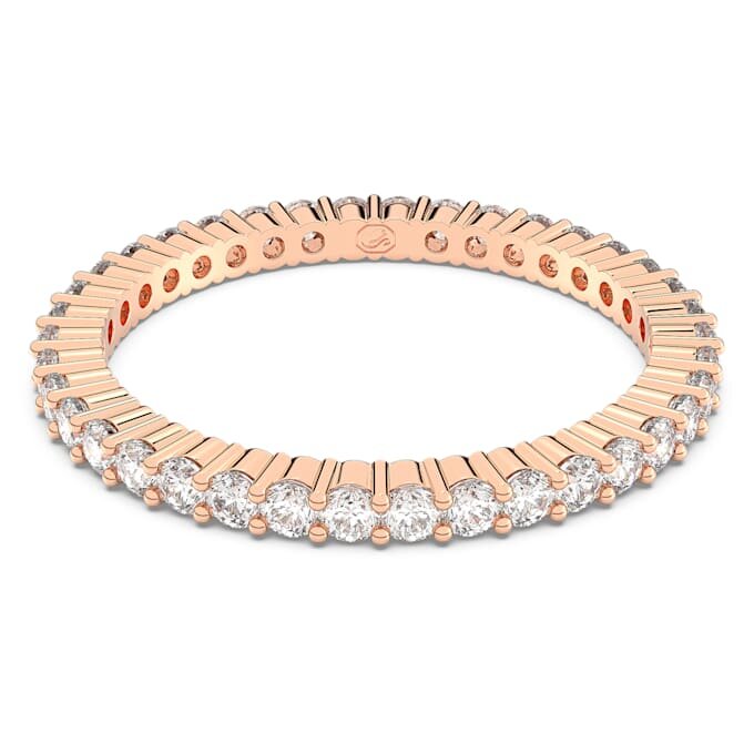 Matrix Vittore Ring, Rundschliff, weiss, roségoldfarben plattiert Matrix Vittore Ring, Rundschliff, weiss, roségoldfarben plattiert