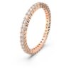 Matrix Vittore Ring, Rundschliff, weiss, roségoldfarben plattiert Matrix Vittore Ring, Rundschliff, weiss, roségoldfarben plattiert