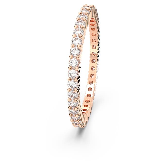 Matrix Vittore Ring, Rundschliff, weiss, roségoldfarben plattiert Matrix Vittore Ring, Rundschliff, weiss, roségoldfarben plattiert