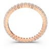 Matrix Vittore Ring, Rundschliff, weiss, roségoldfarben plattiert Matrix Vittore Ring, Rundschliff, weiss, roségoldfarben plattiert