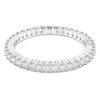 Matrix Vittore Ring, Rundschliff, weiss, silberfarben Matrix Vittore Ring, Rundschliff, weiss, silberfarben