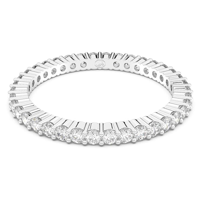 Matrix Vittore Ring, Rundschliff, weiss, silberfarben Matrix Vittore Ring, Rundschliff, weiss, silberfarben