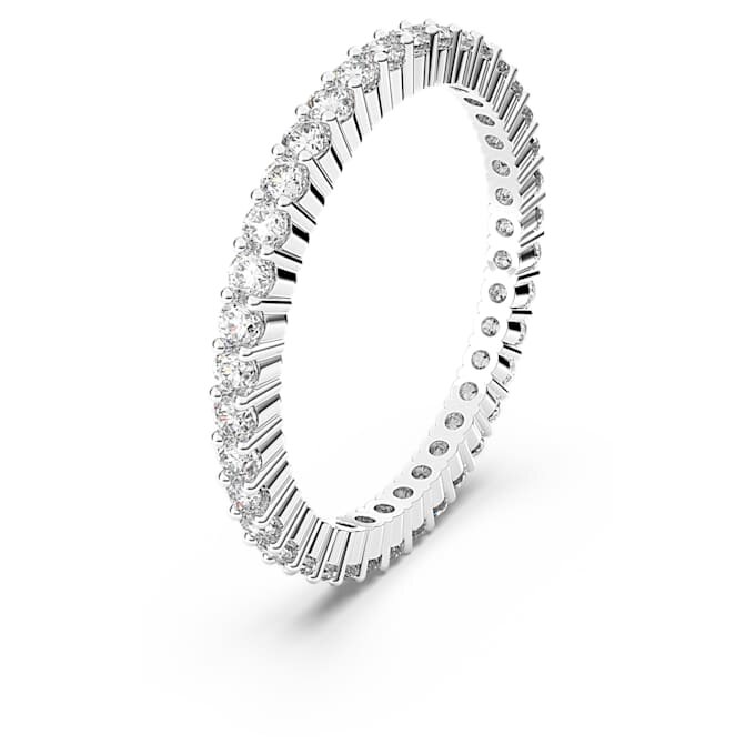 Matrix Vittore Ring, Rundschliff, weiss, silberfarben Matrix Vittore Ring, Rundschliff, weiss, silberfarben