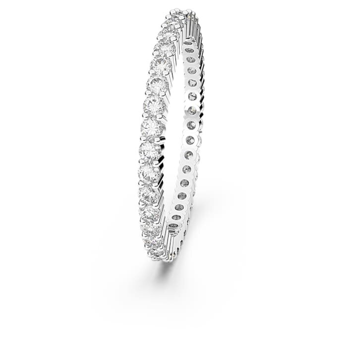 Matrix Vittore Ring, Rundschliff, weiss, silberfarben Matrix Vittore Ring, Rundschliff, weiss, silberfarben