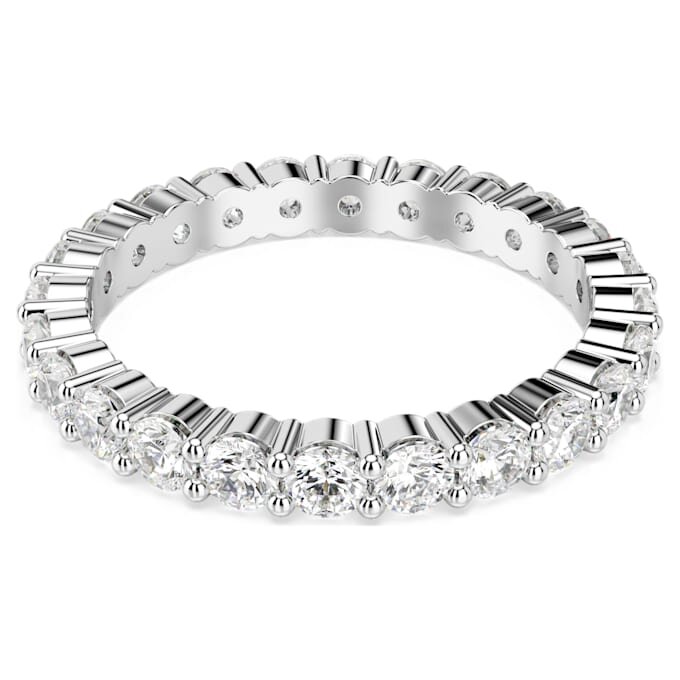 Matrix Vittore Ring, Rundschliff, weiss, silberfarben Matrix Vittore Ring, Rundschliff, weiss, silberfarben