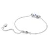 Mesmera-Armband mit gemischten Schliffen, blau, rhodiniert Mesmera-Armband mit gemischten Schliffen, blau, rhodiniert