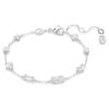 Mesmera-Armband mit gemischten Schliffen, verstreutem Design, weiss, rhodiniert Mesmera-Armband mit gemischten Schliffen, verstreutem Design, weiss, rhodiniert