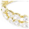 Mesmera-Armband mit gemischten Schliffen, weiss, goldfarben plattiert Mesmera-Armband mit gemischten Schliffen, weiss, goldfarben plattiert