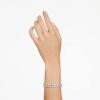 Mesmera-Armband mit gemischten Schliffformen, weiss, rhodiniert Mesmera-Armband mit gemischten Schliffformen, weiss, rhodiniert