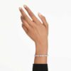 Mesmera-Armband mit gemischten Schliffformen, weiss, rhodiniert Mesmera-Armband mit gemischten Schliffformen, weiss, rhodiniert