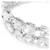 Mesmera-Armband mit gemischten Schliffformen, weiss, rhodiniert Mesmera-Armband mit gemischten Schliffformen, weiss, rhodiniert