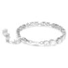 Mesmera-Armband mit gemischten Schliffformen, weiss, rhodiniert Mesmera-Armband mit gemischten Schliffformen, weiss, rhodiniert