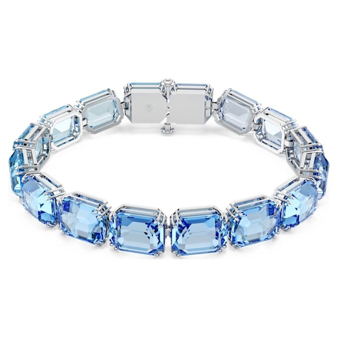 Millenia-Armband, Achtkant-Schliff, Farbverlauf, Blau, rhodiniert Millenia-Armband, Achtkant-Schliff, Farbverlauf, Blau, rhodiniert