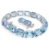 Millenia-Armband, Achtkant-Schliff, Farbverlauf, Blau, rhodiniert Millenia-Armband, Achtkant-Schliff, Farbverlauf, Blau, rhodiniert