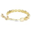 Millenia-Armband mit achteckigem Schliff, Karamell, goldfarben plattiert Millenia-Armband mit achteckigem Schliff, Karamell, goldfarben plattiert