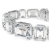 Millenia-Armband mit Achtkant-Schliff, weiss, rhodiniert Millenia-Armband mit Achtkant-Schliff, weiss, rhodiniert