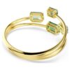 Millenia-Armreif mit Achtkant-Schliff, grün, goldfarben plattiert Millenia-Armreif mit Achtkant-Schliff, grün, goldfarben plattiert