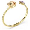Millenia-Armreif mit Achtkant-Schliff, mehrfarbig, goldfarben plattiert Millenia-Armreif mit Achtkant-Schliff, mehrfarbig, goldfarben plattiert
