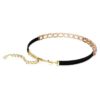 Millenia-Choker mit Achtkant-Schliff, lila, vergoldet Millenia-Choker mit Achtkant-Schliff, lila, vergoldet