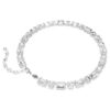 Millenia-Halskette mit achteckigem Schliff, weiss, rhodiniert Millenia-Halskette mit achteckigem Schliff, weiss, rhodiniert