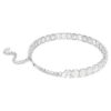 Millenia-Halskette mit Achtkant-Schliff, weiss, rhodiniert Millenia-Halskette mit Achtkant-Schliff, weiss, rhodiniert