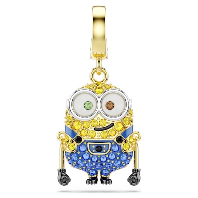 Minions Bob-Anhänger Pavé, mehrfarbig, goldfarben plattiert Minions Bob-Anhänger Pavé, mehrfarbig, goldfarben plattiert