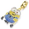 Minions Bob-Anhänger Pavé, mehrfarbig, goldfarben plattiert Minions Bob-Anhänger Pavé, mehrfarbig, goldfarben plattiert