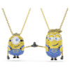 Minions James und Henry, Pavé-Besatz, mehrfarbig, vergoldet Minions James und Henry, Pavé-Besatz, mehrfarbig, vergoldet