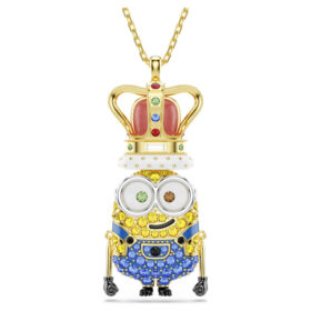 Minions King Bob Anhänger Pavé, mehrfarbig, goldfarben plattiert Minions King Bob Anhänger Pavé, mehrfarbig, goldfarben plattiert