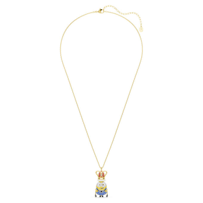 Minions King Bob Anhänger Pavé, mehrfarbig, goldfarben plattiert Minions King Bob Anhänger Pavé, mehrfarbig, goldfarben plattiert