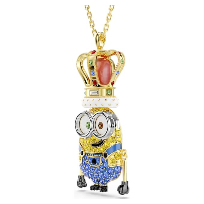 Minions King Bob Anhänger Pavé, mehrfarbig, goldfarben plattiert Minions King Bob Anhänger Pavé, mehrfarbig, goldfarben plattiert
