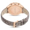 Octea Chrono Uhr Swiss Made, Lederarmband, grau, roségoldfarben Octea Chrono Uhr Swiss Made, Lederarmband, grau, roségoldfarben