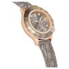 Octea Chrono Uhr Swiss Made, Lederarmband, grau, roségoldfarben Octea Chrono Uhr Swiss Made, Lederarmband, grau, roségoldfarben