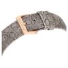 Octea Chrono Uhr Swiss Made, Lederarmband, grau, roségoldfarben Octea Chrono Uhr Swiss Made, Lederarmband, grau, roségoldfarben
