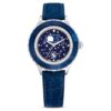 Octea Moon Uhr Swiss Made, Mond, Lederarmband, Blau, Edelstahl Octea Moon Uhr Swiss Made, Mond, Lederarmband, Blau, Edelstahl