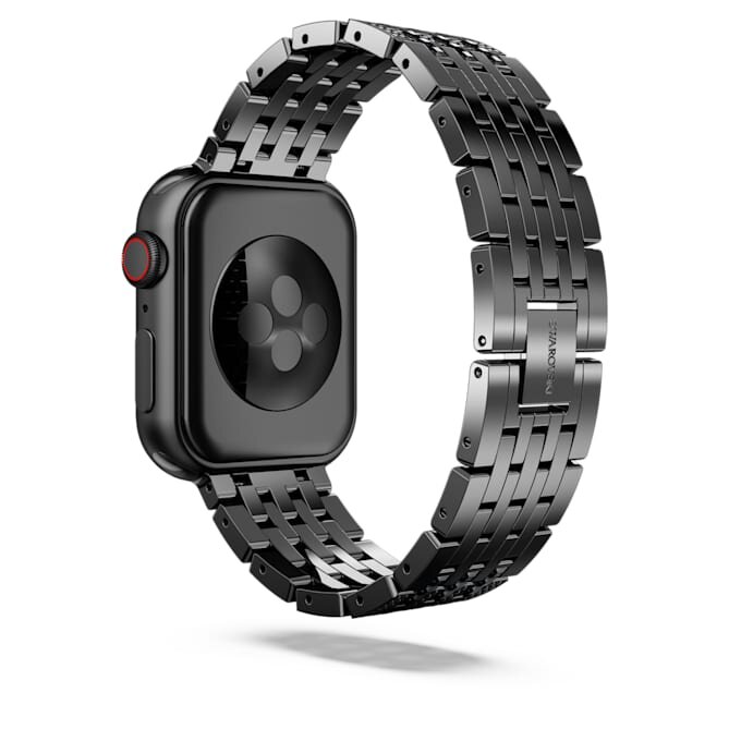 Princess-Armband für Apple Watch® 40 mm & 41 mm, schwarz, schwarze Oberfläche Princess-Armband für Apple Watch® 40 mm & 41 mm, schwarz, schwarze Oberfläche