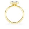 Ring mit achteckiger Fassung, im Labor gezüchtete Diamanten 1.0 Ct Tw, achteckige Form, 14K Gelbgold
