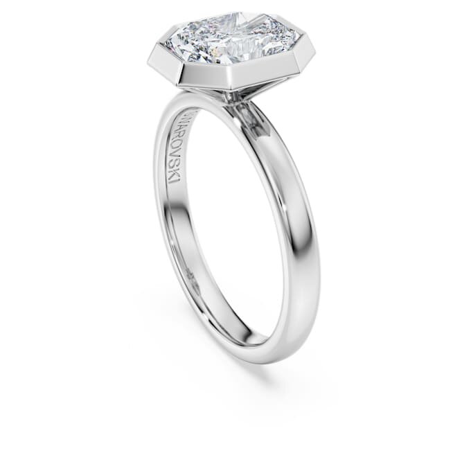 Ring mit achteckiger Fassung, im Labor gezüchtete Diamanten 2.0 Ct Tw, achteckige Form, 14K Weissgold Ring mit achteckiger Fassung, im Labor gezüchtete Diamanten 2.0 Ct Tw, achteckige Form, 14K Weissgold