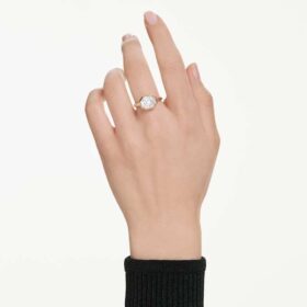 Ring mit achteckiger Fassung, im Labor gezüchtete Diamanten 3.0 Ct Tw, achteckige Form, 14K Gelbgold