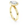 Ring mit achteckiger Fassung, im Labor gezüchtete Diamanten 3.0 Ct Tw, achteckige Form, 14K Gelbgold