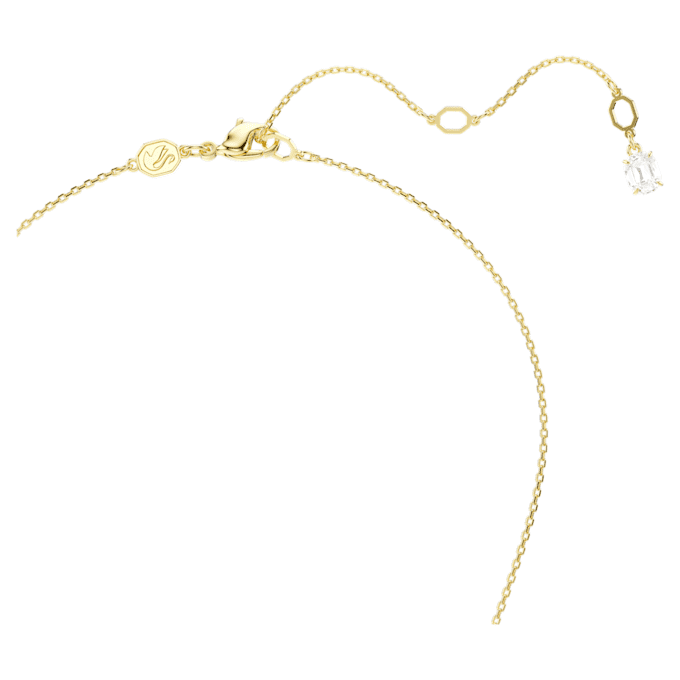 Schlangen-Anhänger mit Kristallperle, gemischte Schliffe, Jahr der Schlange, weiss, goldfarben plattiert Schlangen-Anhänger mit Kristallperle, gemischte Schliffe, Jahr der Schlange, weiss, goldfarben plattiert