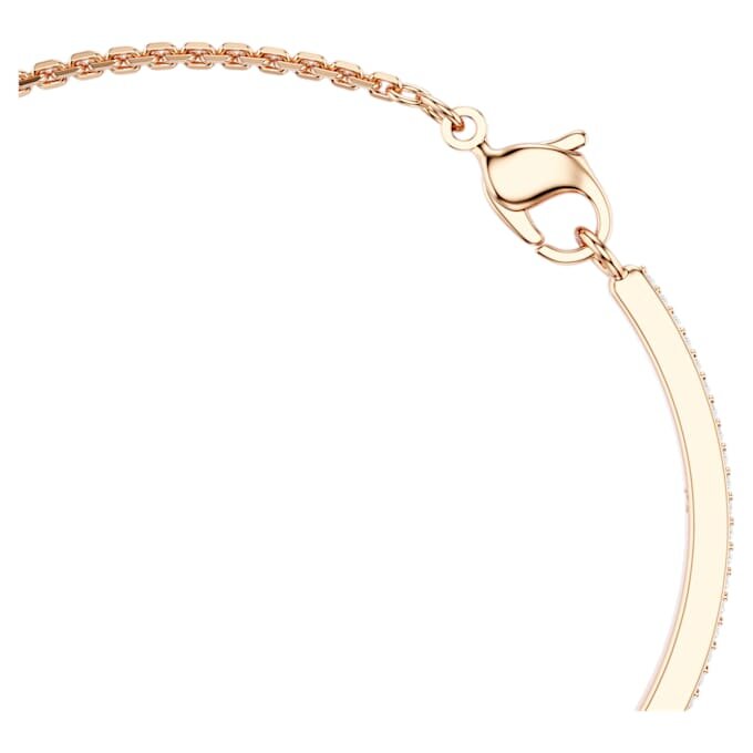 Schlangenarmband mit gemischten Schliffen, Jahr der Schlange, rot, roségoldfarben plattiert Schlangenarmband mit gemischten Schliffen, Jahr der Schlange, rot, roségoldfarben plattiert