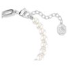 Schwan-Armband mit Kristallperlen, Schwan, schwarz, gemischte Metalloberfläche Schwan-Armband mit Kristallperlen, Schwan, schwarz, gemischte Metalloberfläche