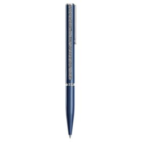 Shimmer Kugelschreiber Blau, blau lackiert, verchromt