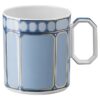 Signum-Becher mit Deckel, Porzellan, blau Signum-Becher mit Deckel, Porzellan, blau