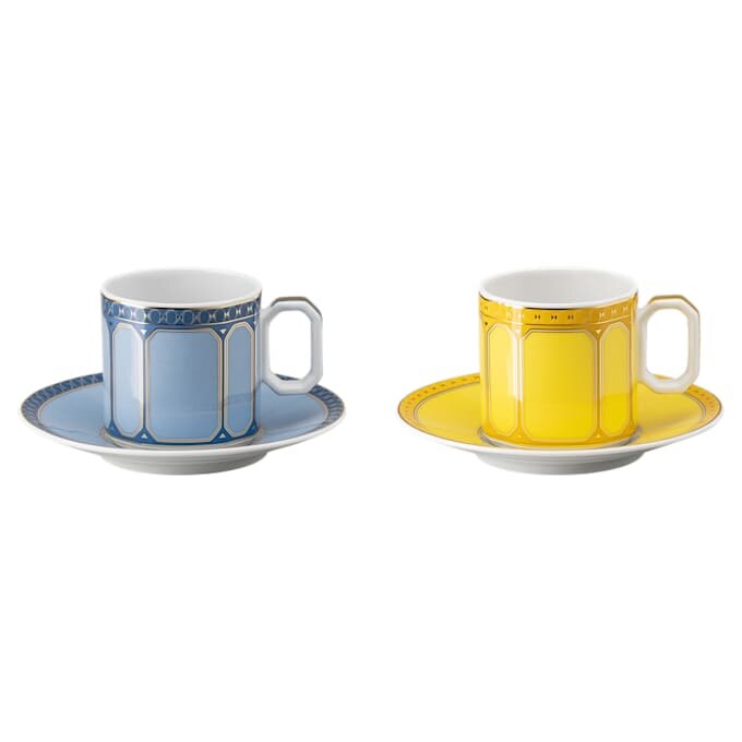 Signum Espresso-Set aus Porzellan, mehrfarbig Signum Espresso-Set aus Porzellan, mehrfarbig