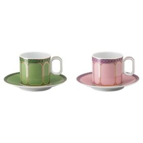 Signum Espresso-Set aus Porzellan, mehrfarbig Signum Espresso-Set aus Porzellan, mehrfarbig