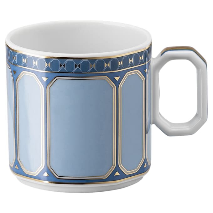 Signum Espressotasse mit Untertasse aus Porzellan, blau Signum Espressotasse mit Untertasse aus Porzellan, blau