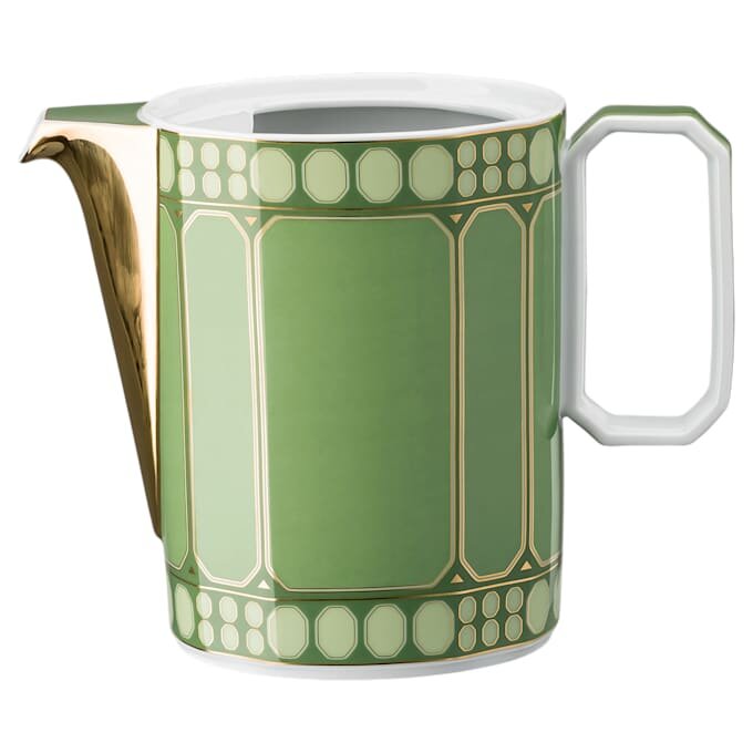 Signum-Kaffeekanne aus Porzellan, grün Signum-Kaffeekanne aus Porzellan, grün